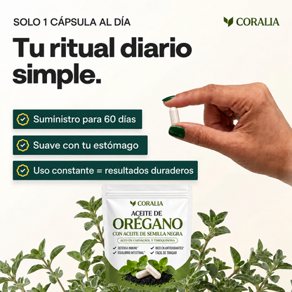 Coralia® Aceite de Oregano - Capsulas