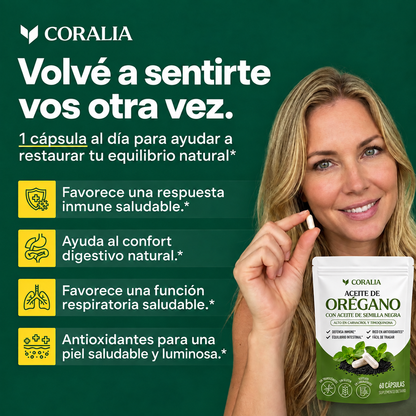 Coralia® Aceite de Oregano - Capsulas